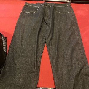 baggy embroidered skater jeans